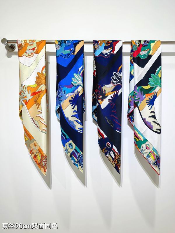 Hermes silk Scarf 90X90cm E042812